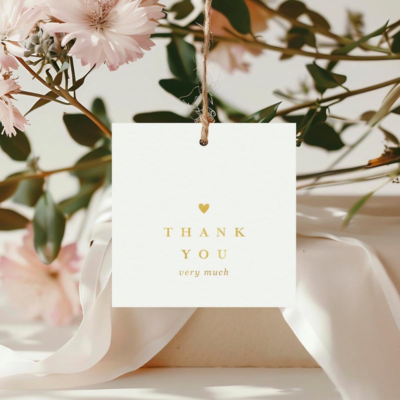 ThreeKin Collective ThreeKin Pack of 50 Thank You Gift Tags - Thank You Very Much - Image 5